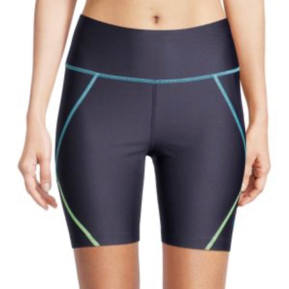 Puma Mid-Rise Bike Shorts w/ Exposed Seam